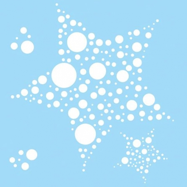 Marabu Silhouetten-Schablone Stars & Dots